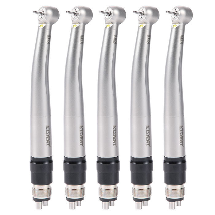 AZDENT E-generator LED High Speed Optic Handpiece Quick Coupler 4 Hole Four Water Spray