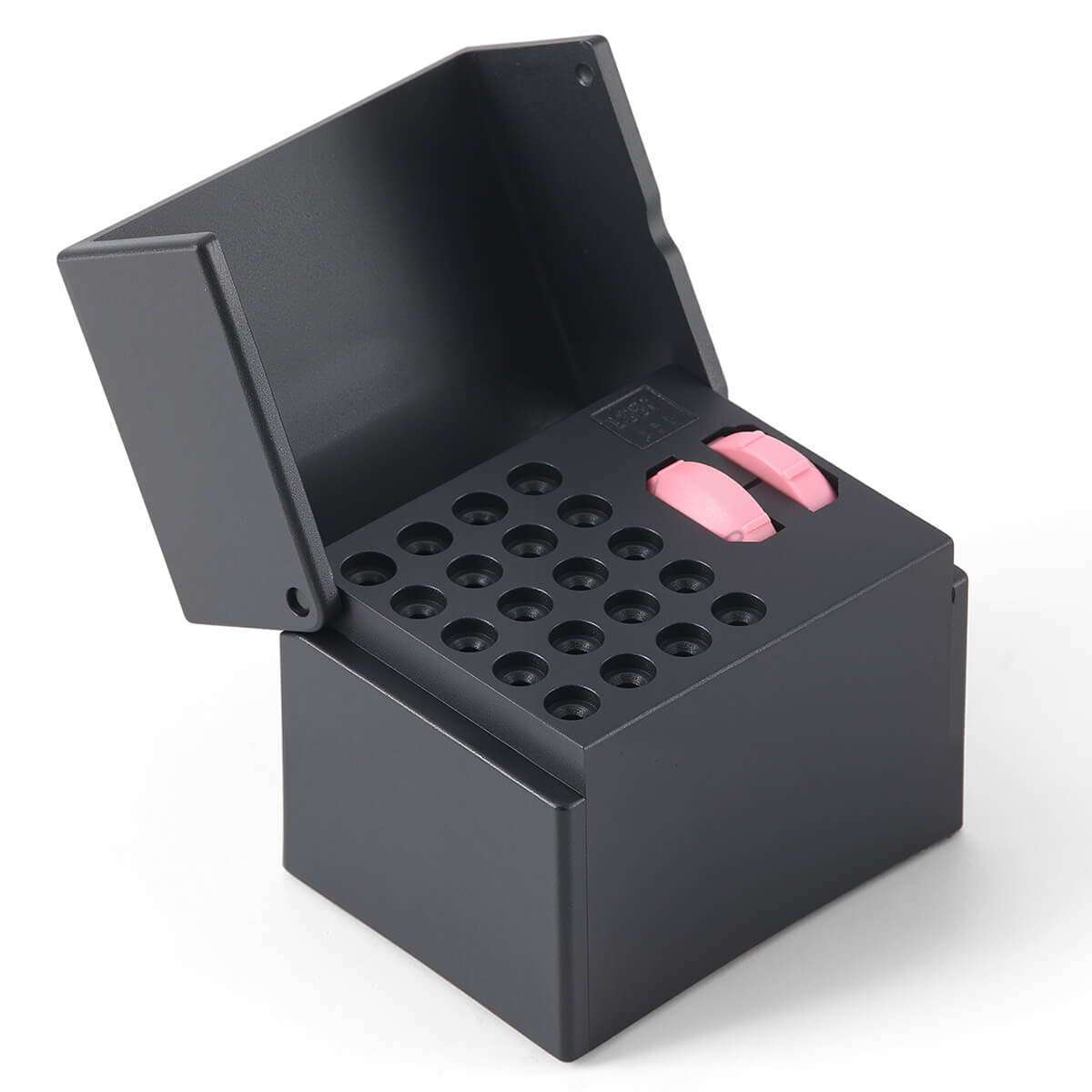 Dental 20 Holes Endo Files Disinfection Box With Memory Holder & Measuring Counter
