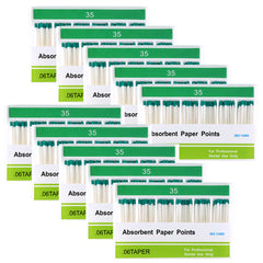 Absorbent Paper Points #35 Taper Size 0.06 Color Coded 100/Box