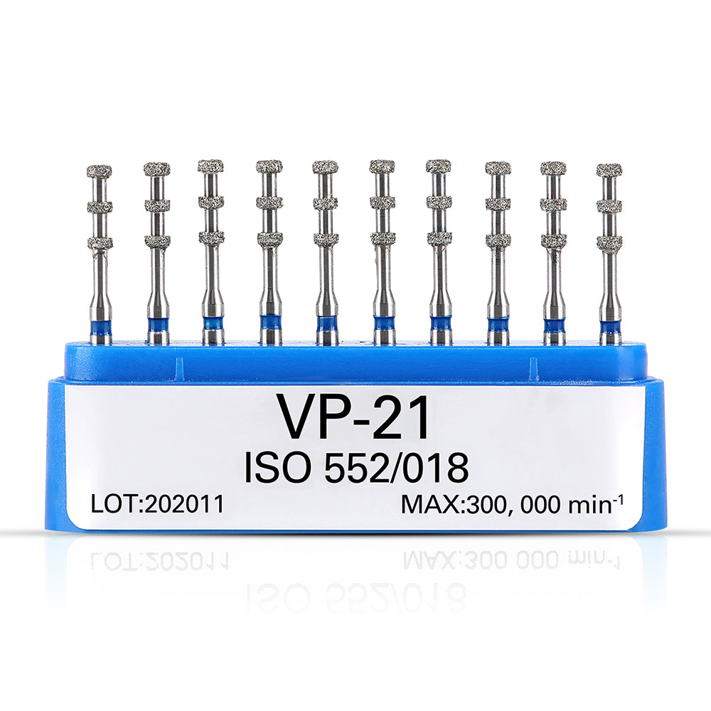 Боры алмазные AZDENT Dental FG VP-21 для маркировки глубины 10 шт./коробка