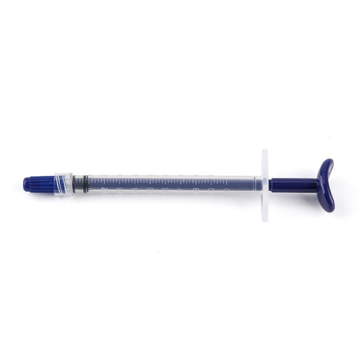 Dental Endo Irrigation Syringe Plastic Blue 1ML 1pc/Pack