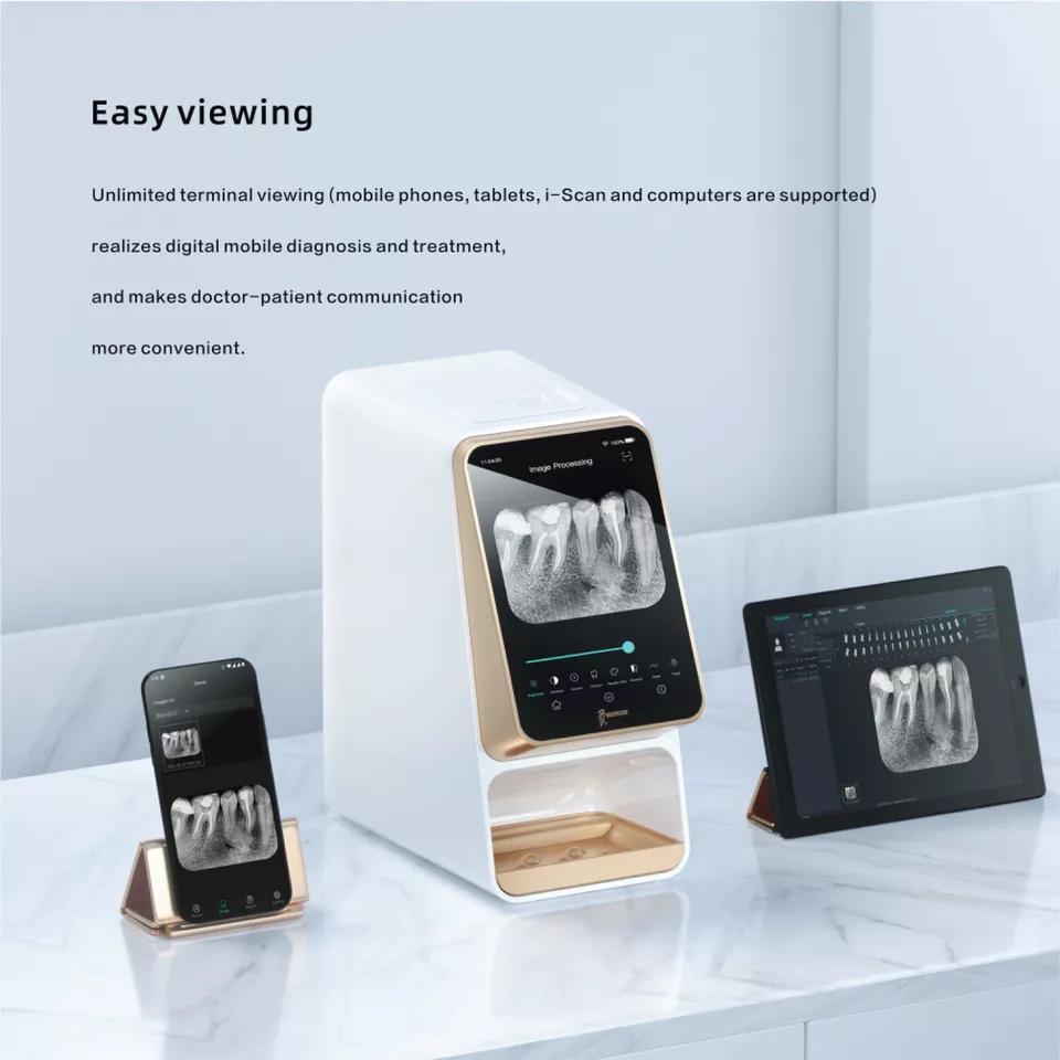 Woodpecker Dental Digital X-ray Imaging Plate Scanner i-Scan Wireless W/Screen