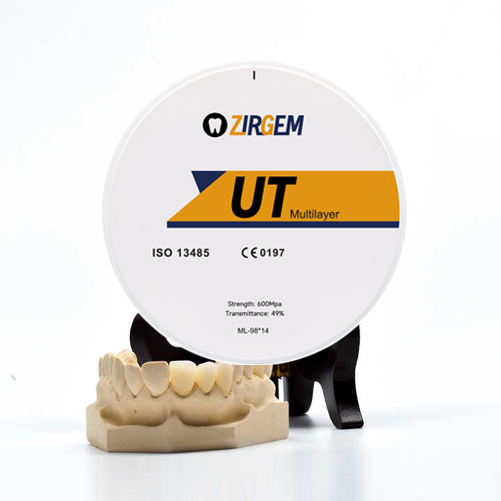 UT Multilayer  Dental Zirconia Block Open System 98mm
