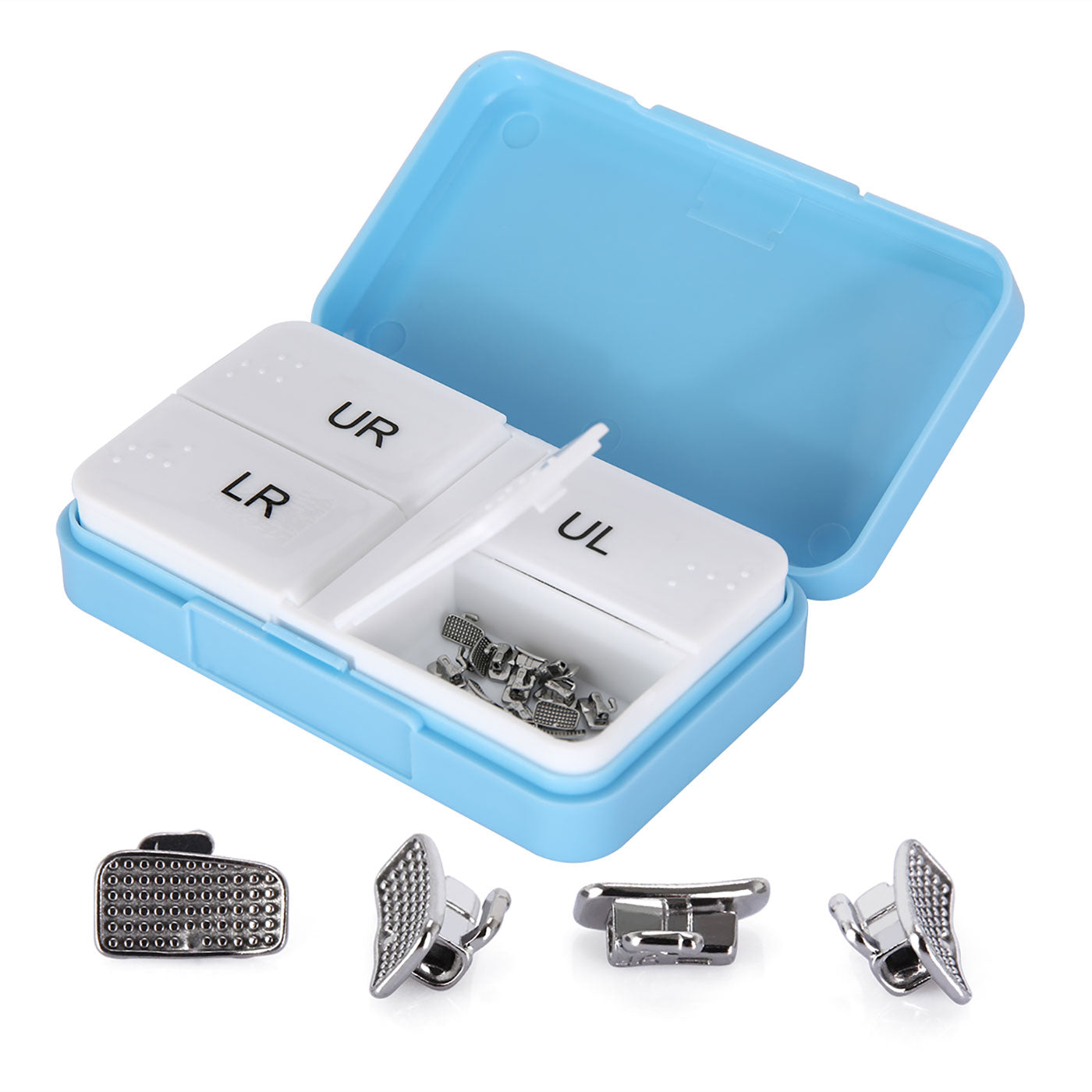 Tubo bucal AZDENT para primer molar, monobloque no convertible, MBT 0.022, marcado láser, 20 juegos/caja