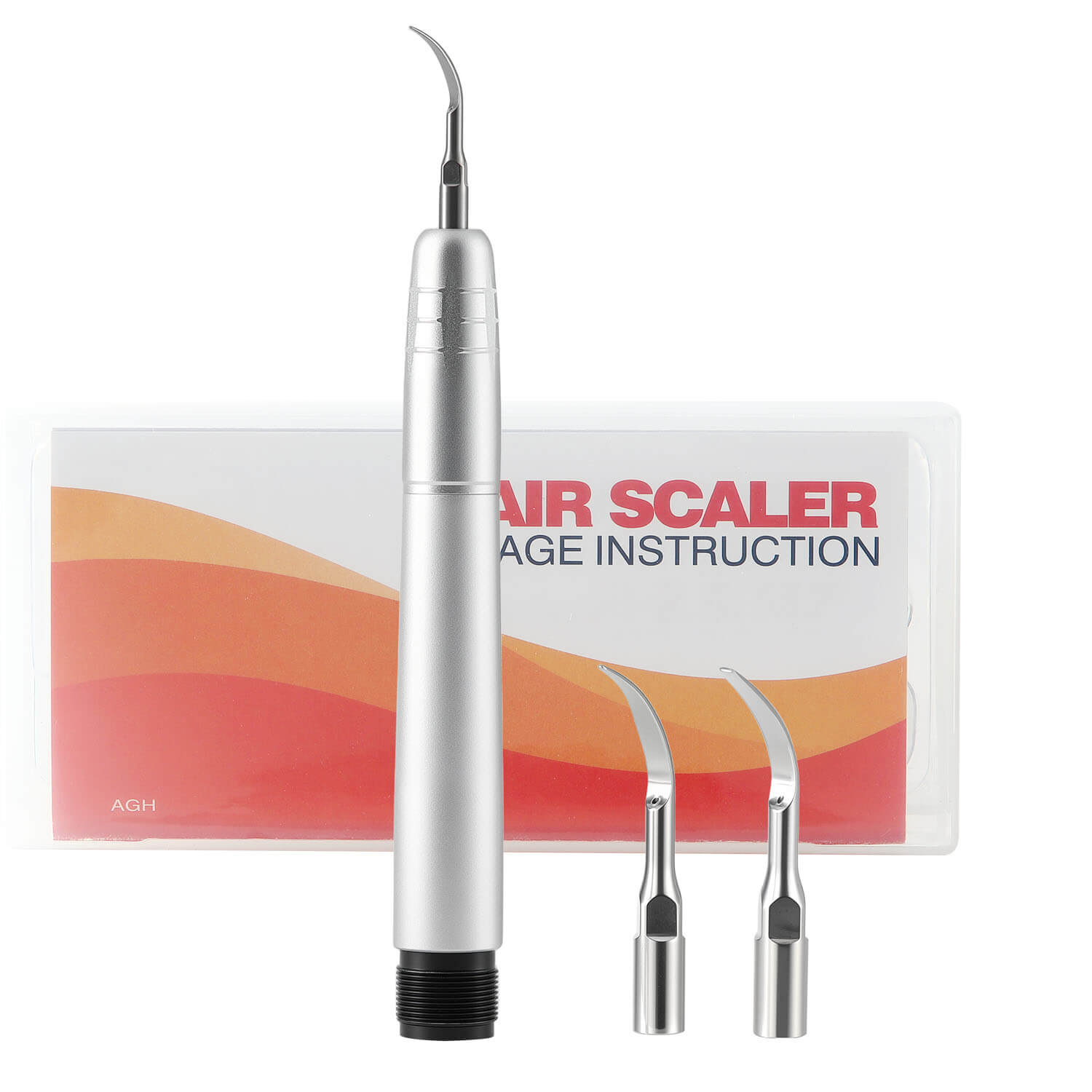 Dental Air Scaler Handpiece with 3 Tips 2/4 Holes