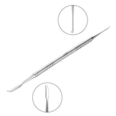 Dental Stainless Steel Cement Spatula Scraper Instruments Double Ended