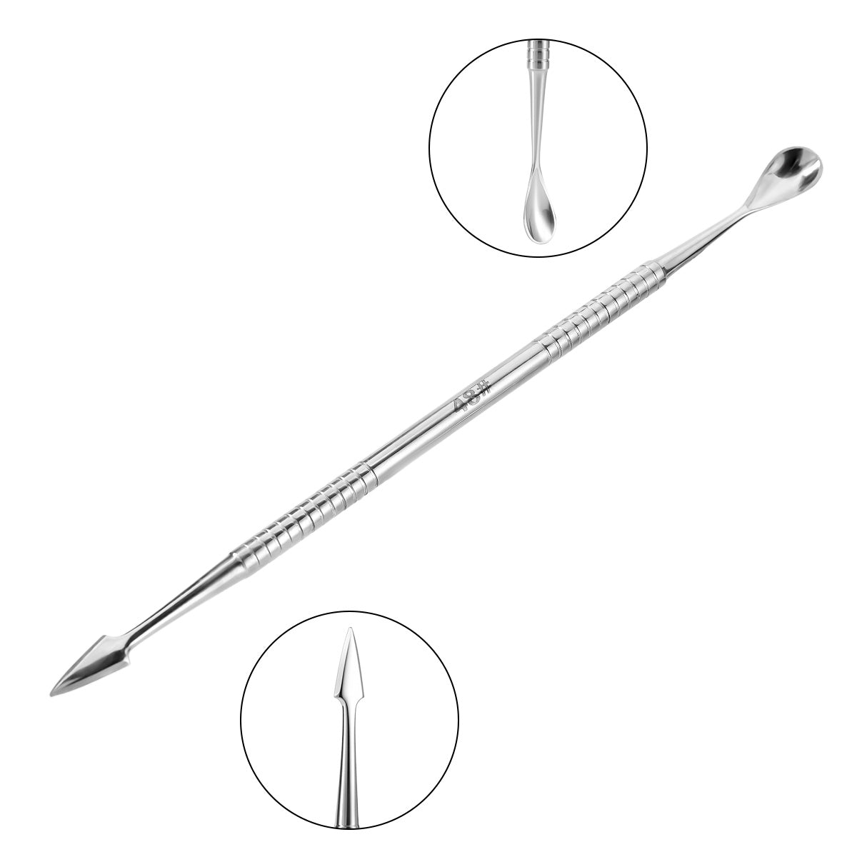 Dental Stainless Steel Cement Spatula Scraper Instruments Double Ended