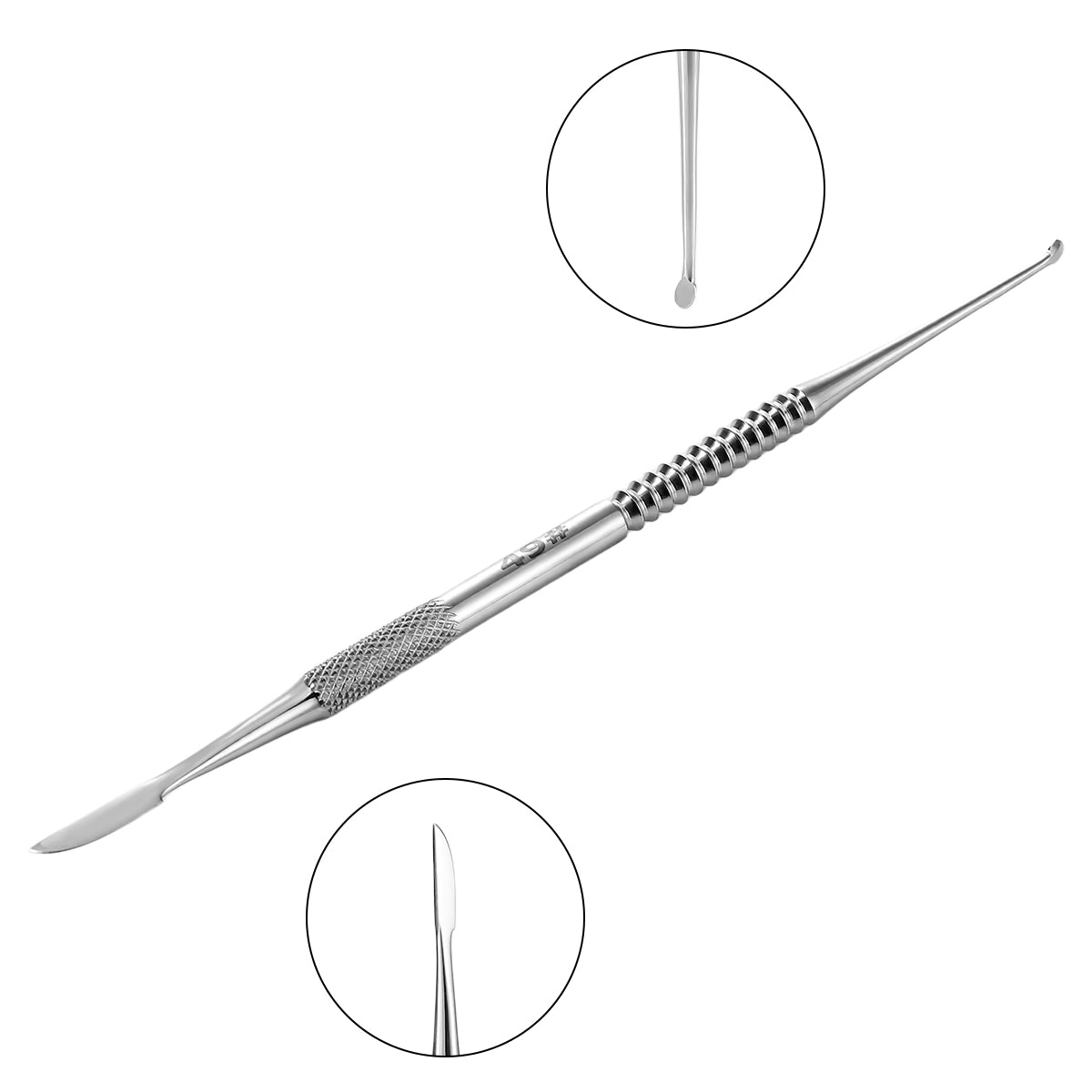 Dental Stainless Steel Cement Spatula Scraper Instruments Double Ended