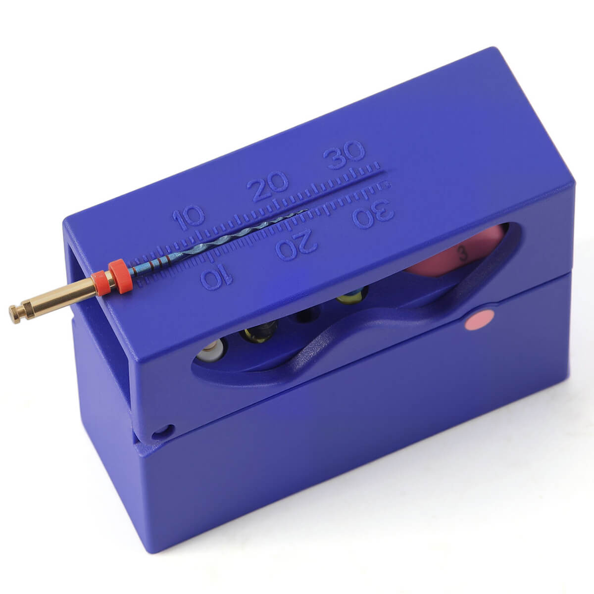 Dental 10 Holes Endo Files Disinfection Box With Memory Holder & Measuring Counter