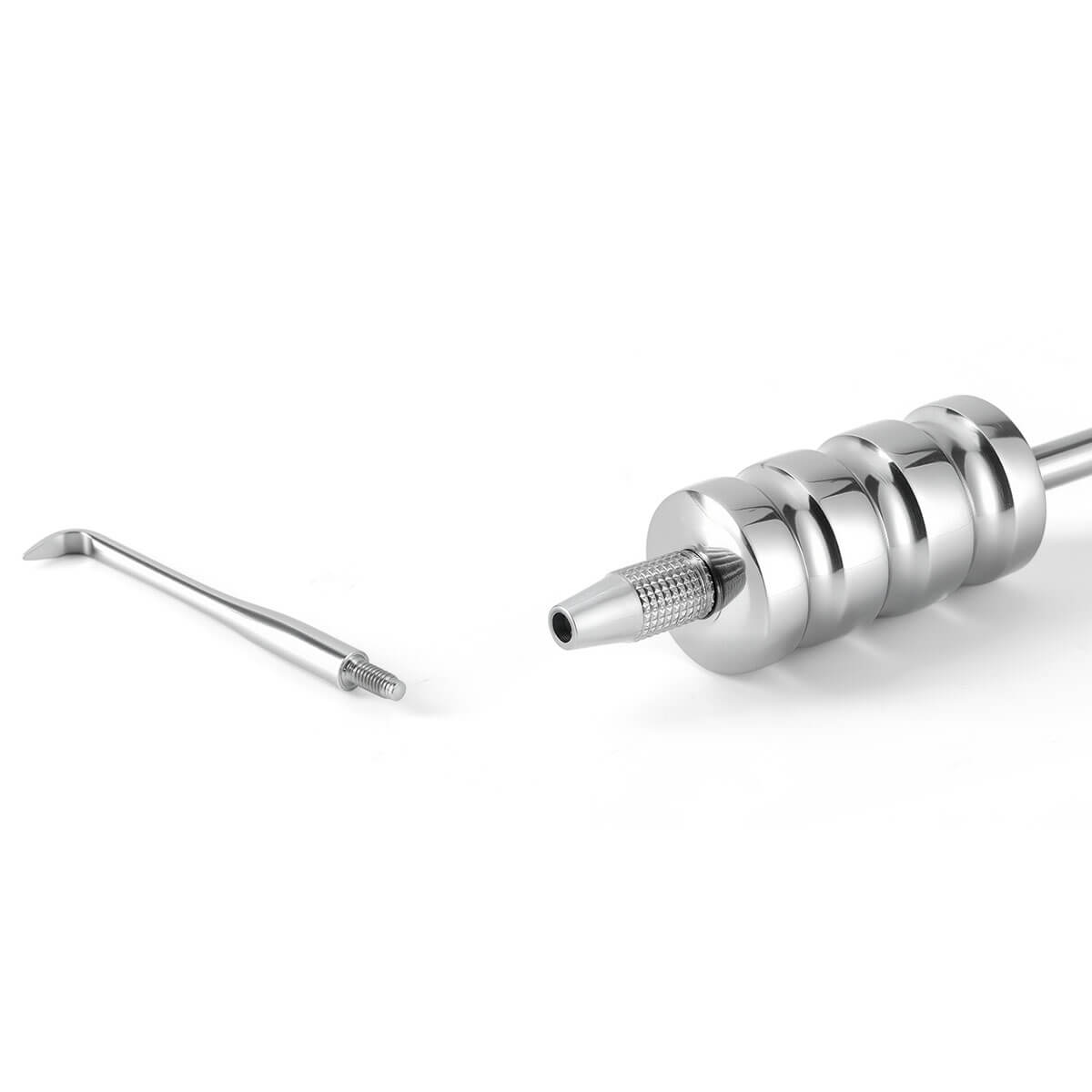 Dental Stainless Steel Manual Crown Remover Kit with 3 Attachments Tips