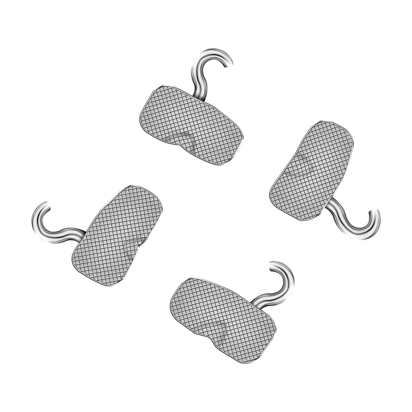 Tubo de unión AZDENT para primer molar con gancho deslizante crimpable Roth 0.022 (4 unidades)