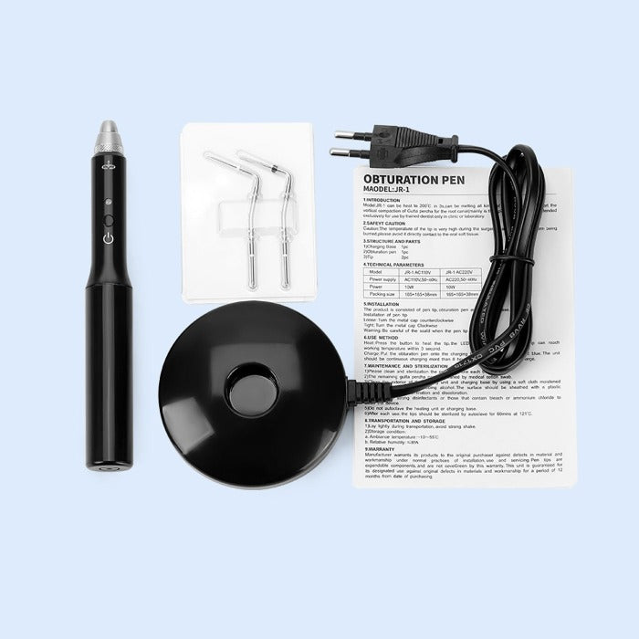 Dental Cordless Gutta Percha Obturation System Endo Heated Pen With 2 Tips