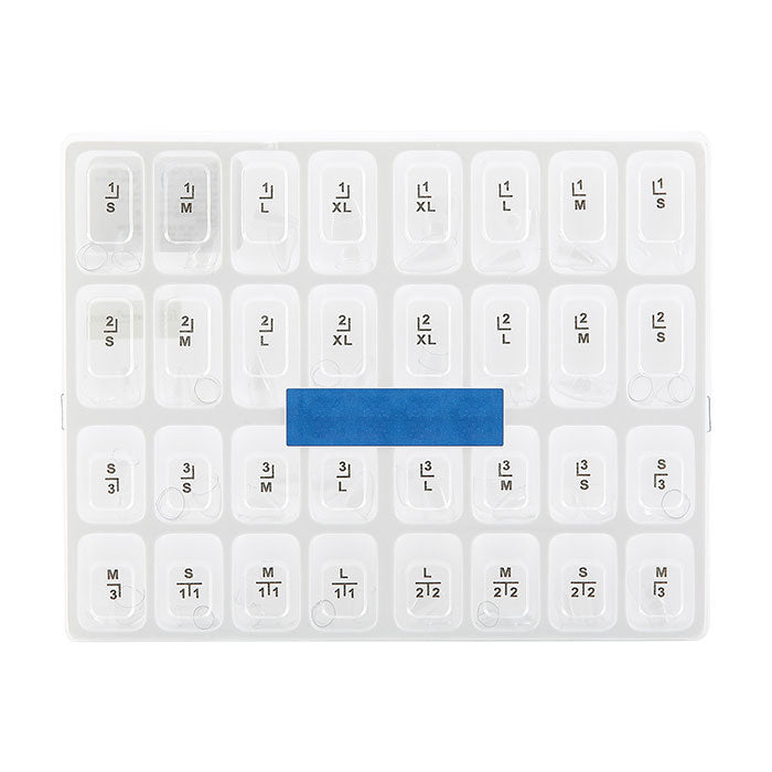 Dental Anterior Transparent Crowns for Aldult № 1.910 64Pcs/Box