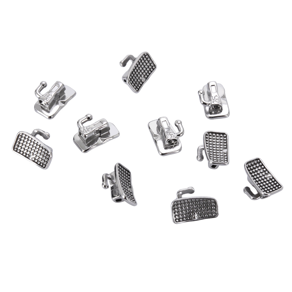 Tubo bucal AZDENT para primer molar, monobloque no convertible, Roth 0.018, 50 juegos/caja