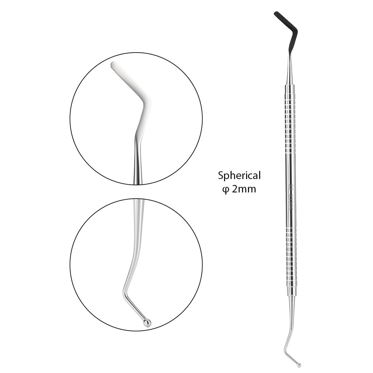Dental Stainless Steel Cement Filling Plugger Instrument Double Ended