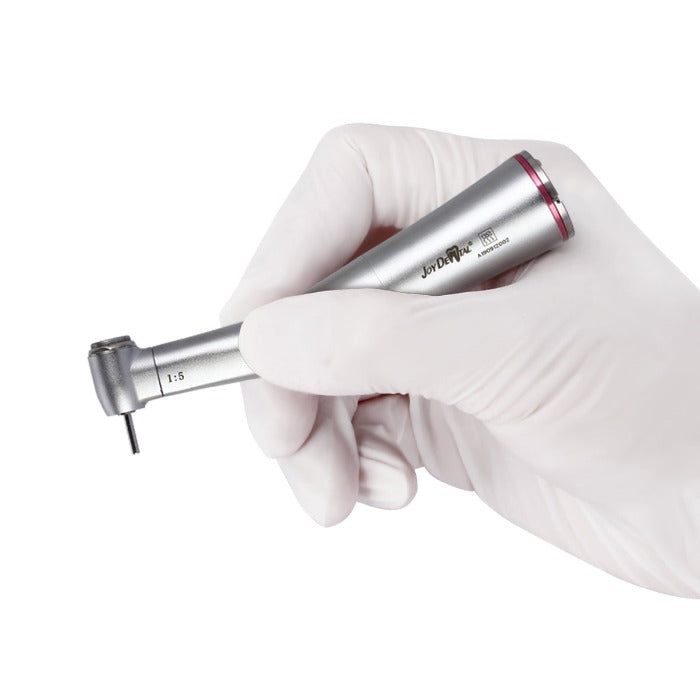 Dental 1:5 Increasing Electric Contra Angle Handpiece Internal Four Way Spray Push Button