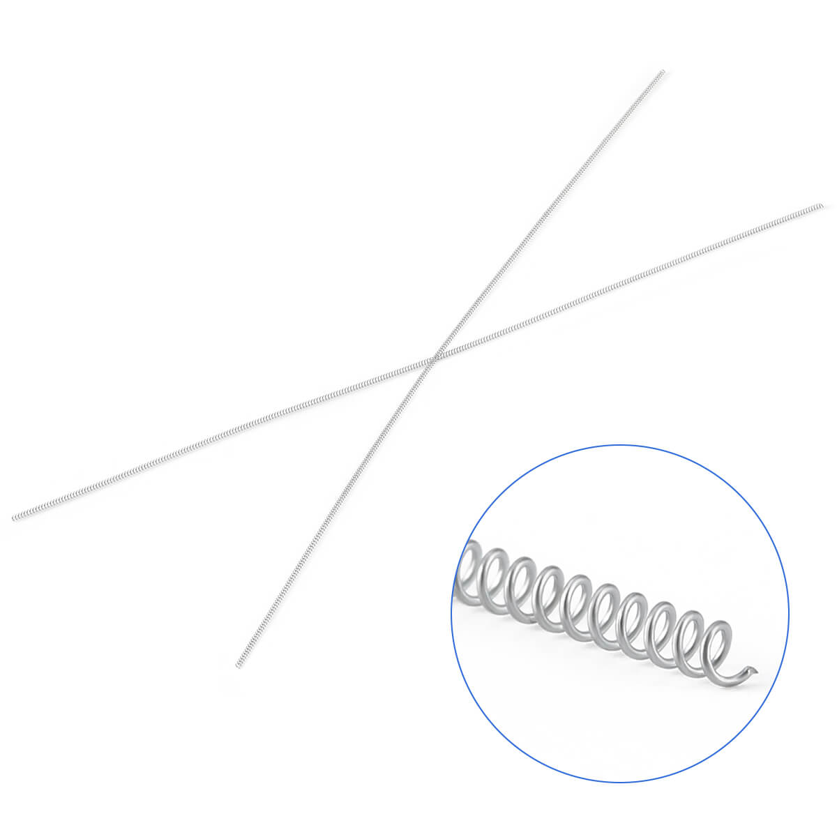 AZDENT Dental Open Coil Spring NITI Alloy 0.008*180mm 2pcs/Pk