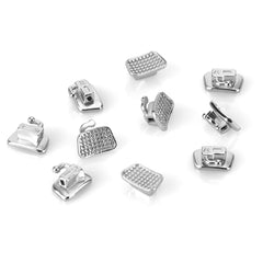 AZDENT Buccal Tube 2nd Molar Bondable Monoblock Non-Convertible Roth 0.022 Laser Mark 50Sets/Bx