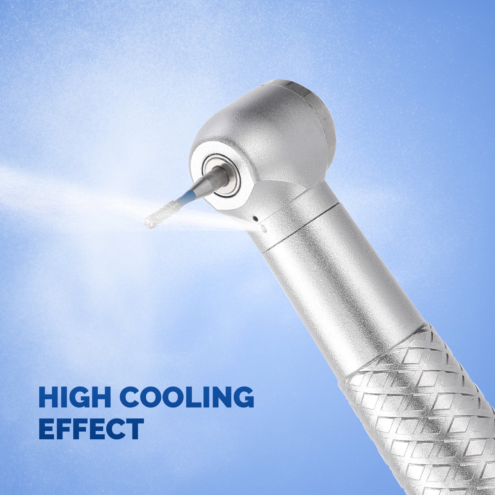 COXO Mini Head High Speed Air Turbine Handpiece with 4 Holes Coupler CX207-B H03-MP4