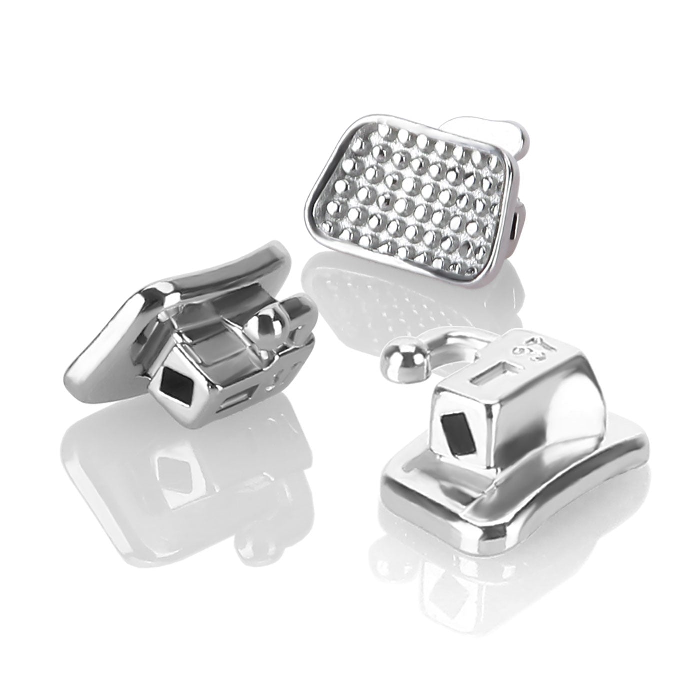 AZDENT Buccal Tube 2nd Molar Bondable Monoblock Non-Convertible Roth 0.022 Laser Mark 50Sets/Bx