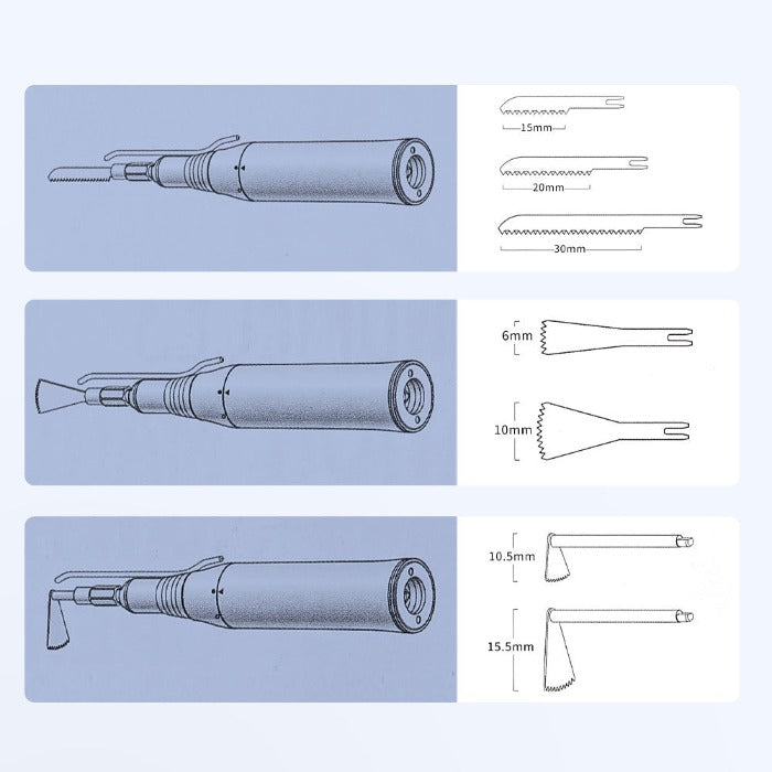 AZDENT Saw Straight Handpiece Reciprocating Saw Bone Cutting External Water Spray