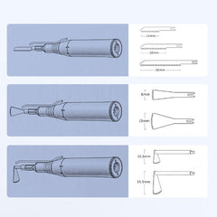 AZDENT Saw Straight Handpiece Reciprocating Saw Bone Cutting External Water Spray
