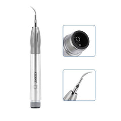 AZDENT Dental Air Scaler Handpiece Super Sonic Scaling Handle 2/4 Holes With 3 Scaler Tips