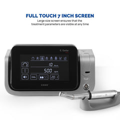 COXO Dental Surgical Brushless Implant Motor 7" Touch Screen With 20:1 Fiber Optic Contra Angle Full-function Pedal Controller #C-SAILOR PRO
