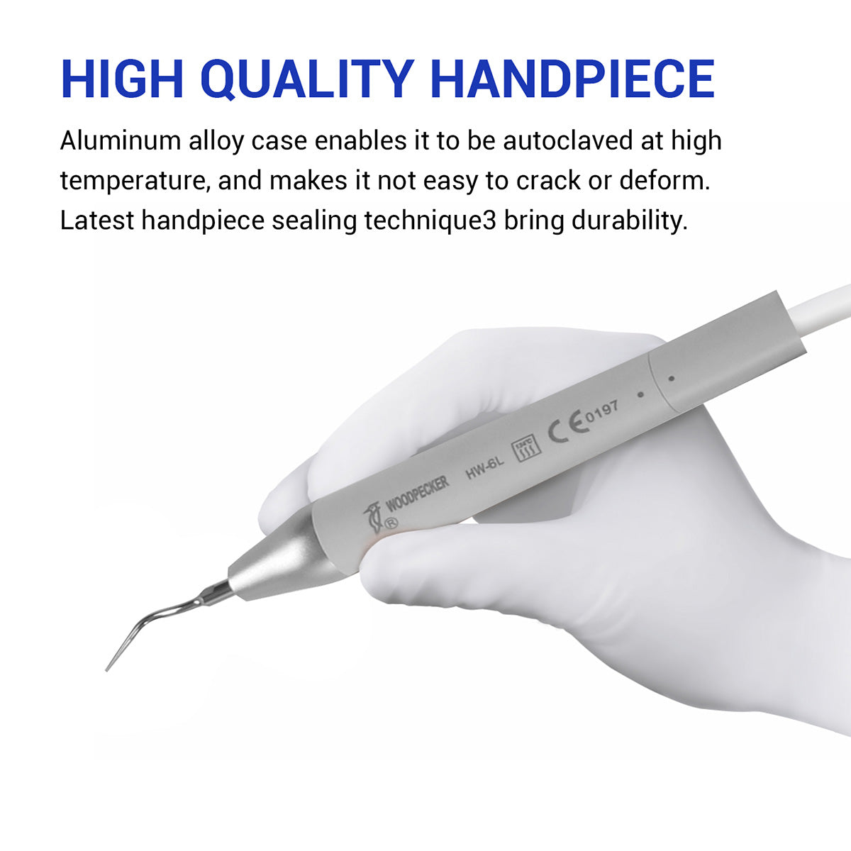 Woodpecker U6 LED Ultrasonic Scaler 7 Tips