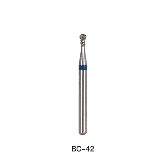 AZDENT Diamond Bur FG BC Series Full Size Round With Collar 5pcs/Pack