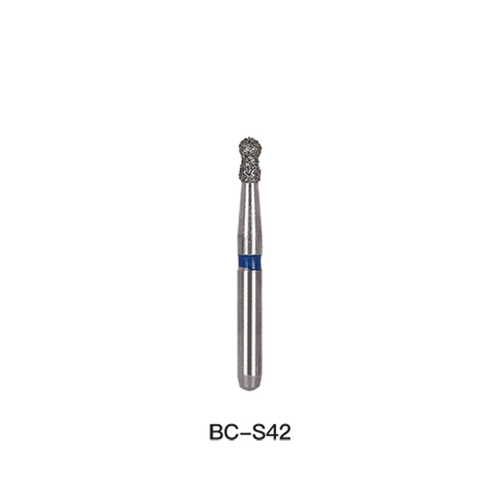 AZDENT Diamond Bur FG BC Series Full Size Round With Collar 5pcs/Pack
