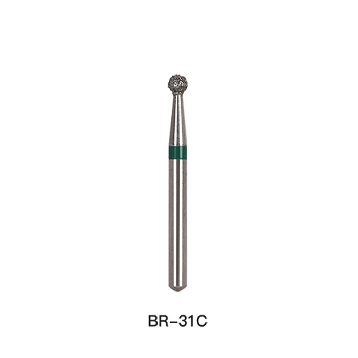 AZDENT Diamond Bur FG BR Series Full Size Round 5pcs/Pack