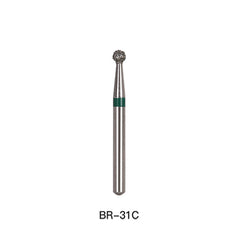 AZDENT Diamond Bur FG BR Series Full Size Round 5pcs/Pack