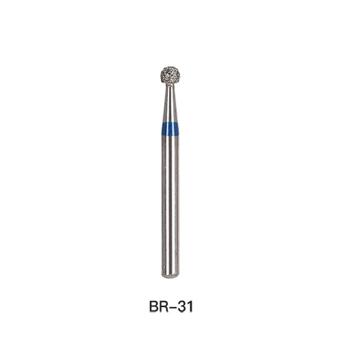 AZDENT Diamond Bur FG BR Series Full Size Round 5pcs/Pack