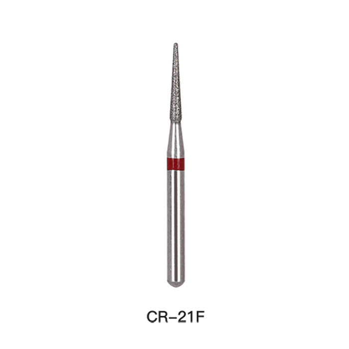 AZDENT Diamond Bur FG CR Series Full Size Round End Cone 5pcs/Pack