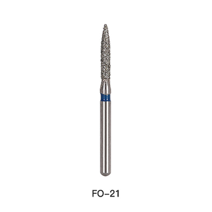 AZDENT Diamond Bur FG FO Series Full Size Flame 5pcs/Pack