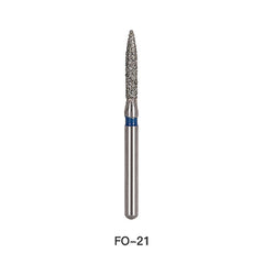 AZDENT Diamond Bur FG FO Series Full Size Flame 5pcs/Pack