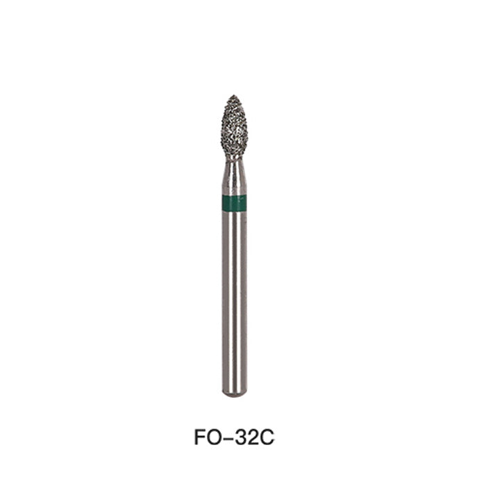AZDENT Diamond Bur FG FO Series Full Size Flame 5pcs/Pack
