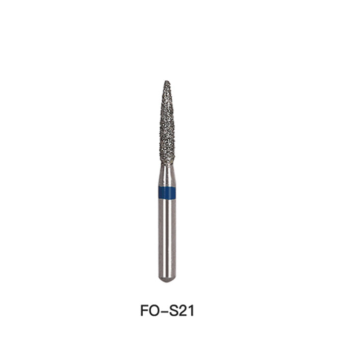 AZDENT Diamond Bur FG FO Series Full Size Flame 5pcs/Pack