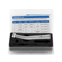 Dental 1:5 Increasing Electric Contra Angle Handpiece Internal Four Way Spray Push Button