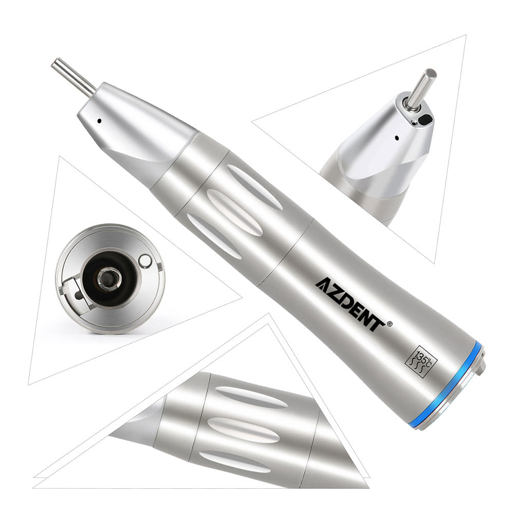 AZDENT 1:1 Fiber Optic Low Speed Straight Nose Cone Handpiece Internal Water