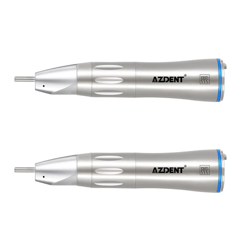 AZDENT 1:1 Fiber Optic Low Speed Straight Nose Cone Handpiece Internal Water