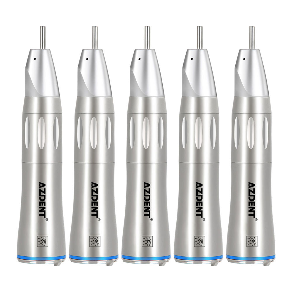 AZDENT 1:1 Fiber Optic Low Speed Straight Nose Cone Handpiece Internal Water