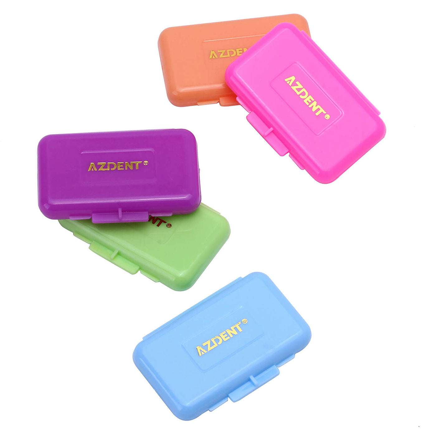 5 Boxes AZDENT Orthodontic Wax Scented Assorted 5 Strips/Box