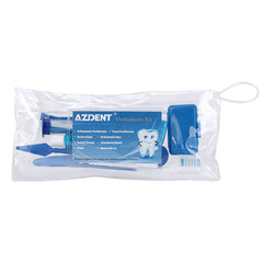AZDENT Orthodontic Kit Toothbrush Interdental Brush Floss Mirror Wax Traction