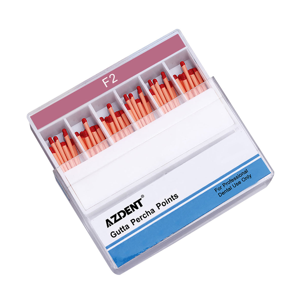 AZDENT Gutta Percha Points F2 Color Coded 60pcs/Box