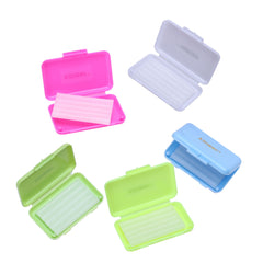 5 Boxes AZDENT Orthodontic Wax Scented Assorted 5 Strips/Box. White Wax Strips