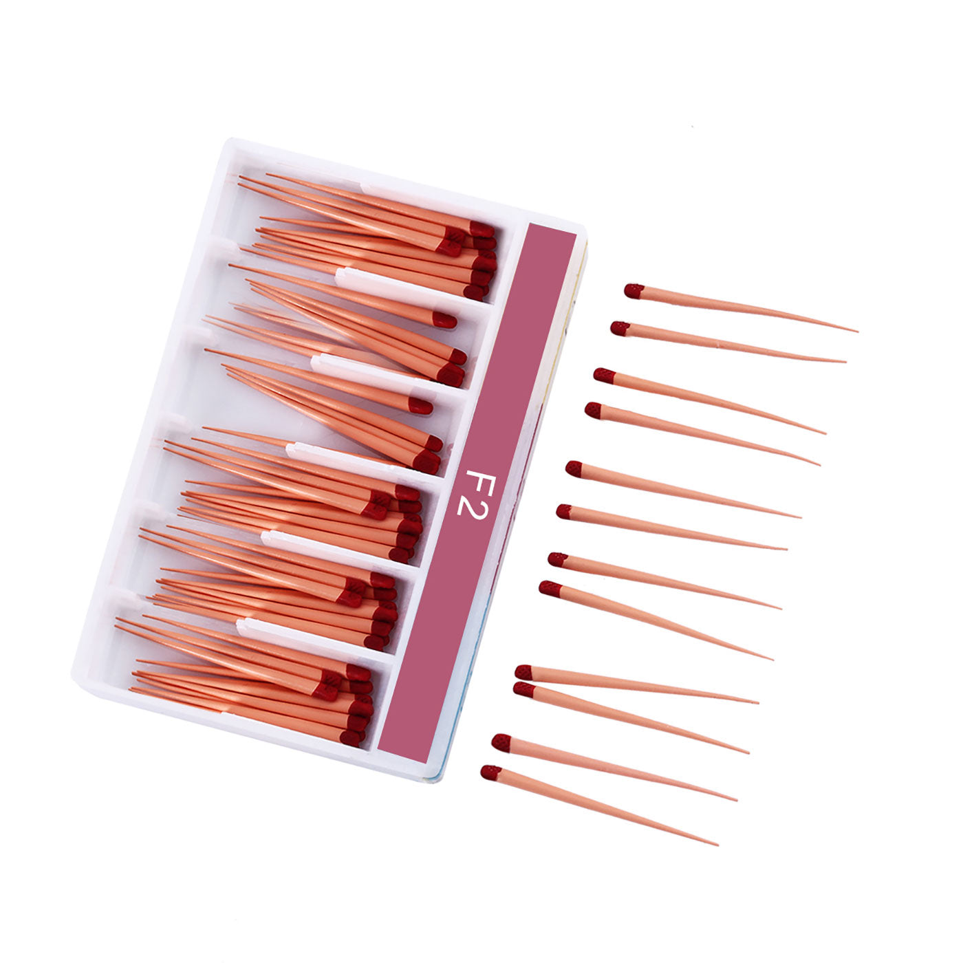 AZDENT Gutta Percha Points F2 Color Coded 60pcs/Box