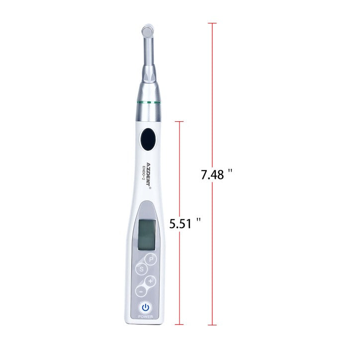 AZDENT Dental Mini Cordless Endo Motor Treatment ENDO-2 с 16:1 Contra Angle 9 программ с функцией возвратно-поступательного движения