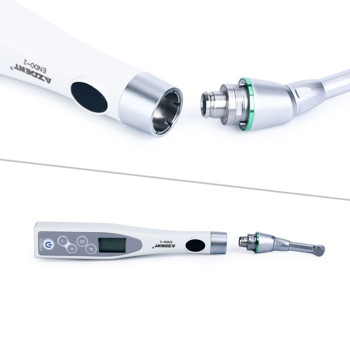 AZDENT Dental Mini Cordless Endo Motor Treatment ENDO-2 с 16:1 Contra Angle 9 программ с функцией возвратно-поступательного движения